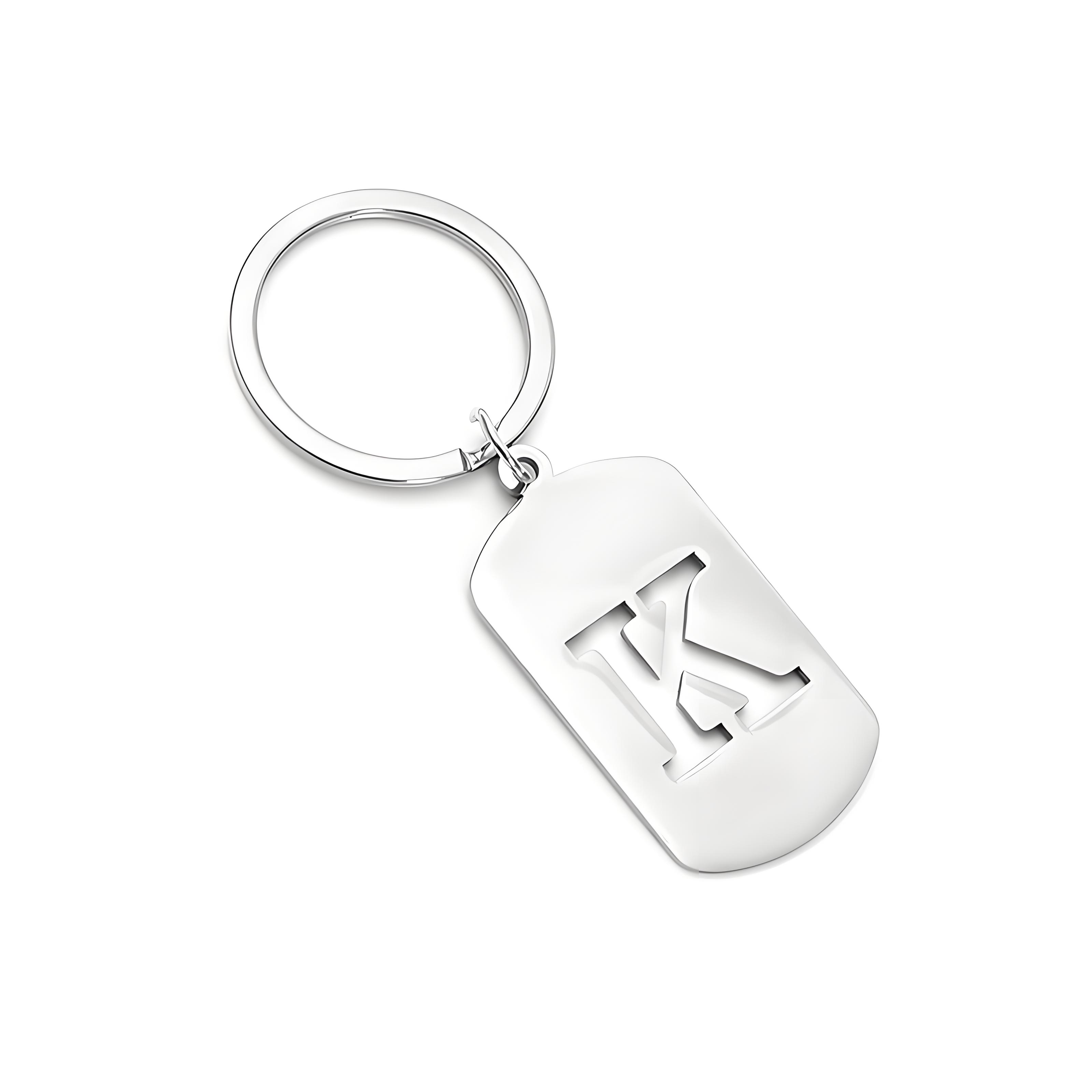 Initial Ring Custom - Персонализированный брелок с буквами, брелок с