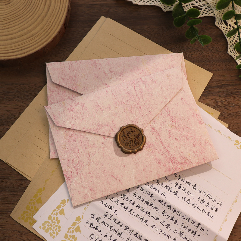 5 шт., конверт с позолоченными – обзор и цена Wax Seal Letter Kit