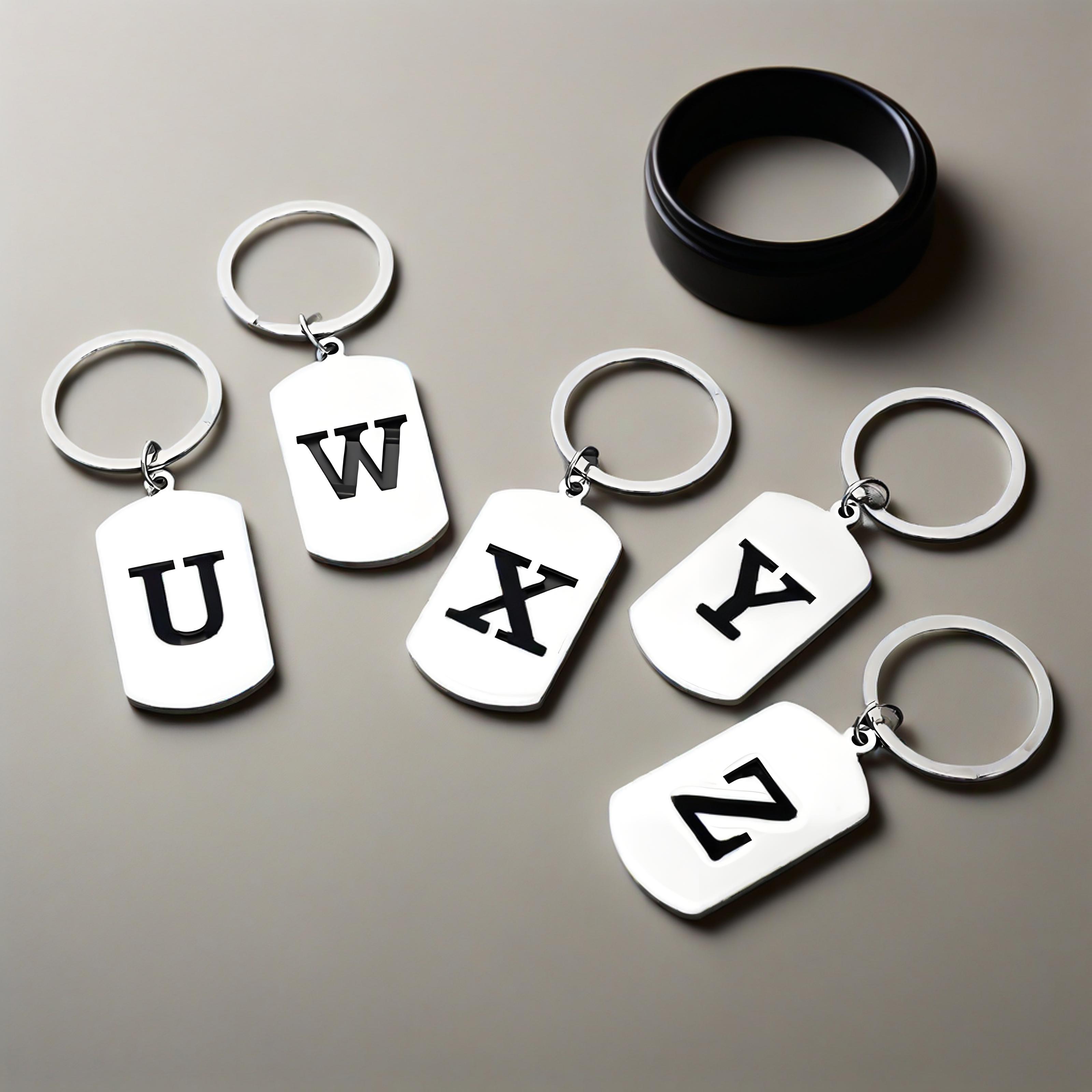 Персонализированный брелок с б – обзор и цена Initial Ring Custom