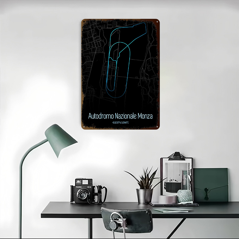 Металлический постер с картой  – обзор и цена Custom Map Poster