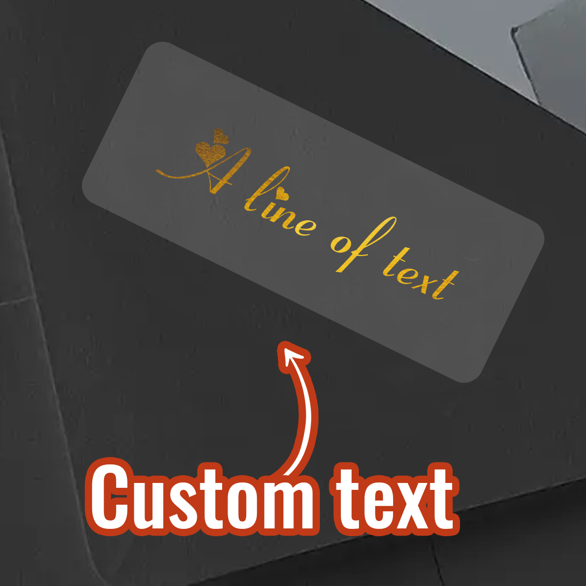 Прозрачные прямоугольные накле – обзор и цена Personalised Candle Label