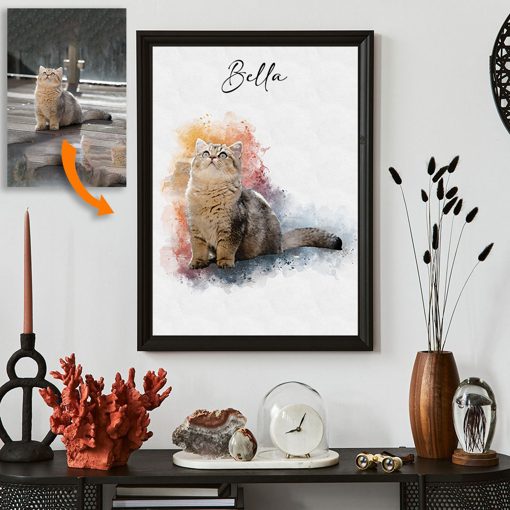 Изготовленный на заказ портрет – обзор и цена Pet Portrait Custom