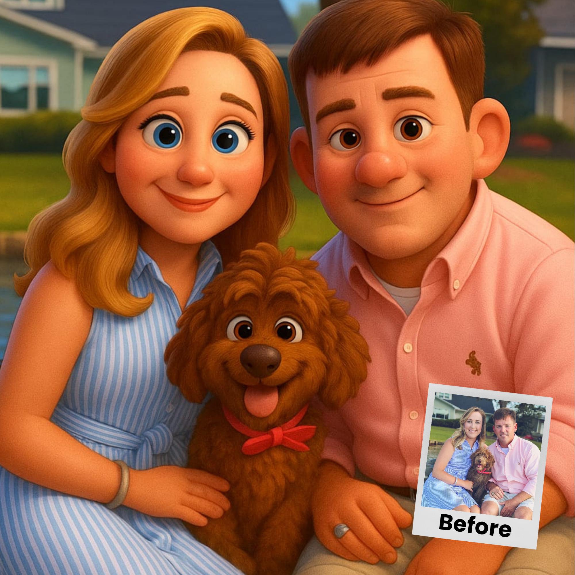 Настраиваемый мультяшный портр – обзор и цена Pet Portrait Custom