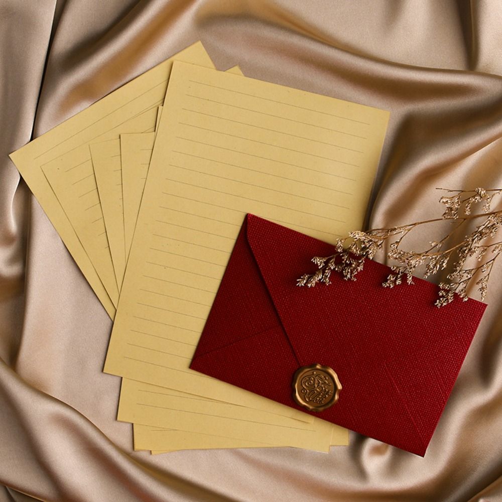 10 шт., простой ретро-конверт  – обзор и цена Wax Seal Letter Kit