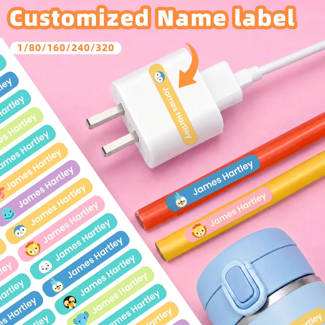 1-320 шт. персонализированных  – обзор и цена Personalized Name Box