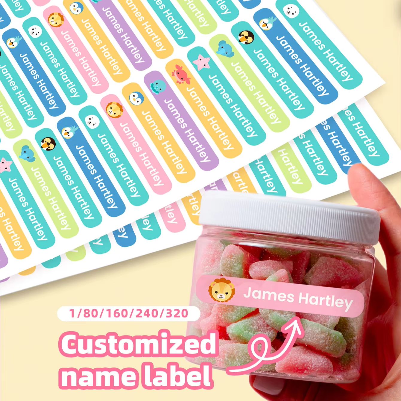 1-320 шт. персонализированных  – обзор и цена Personalized Name Box